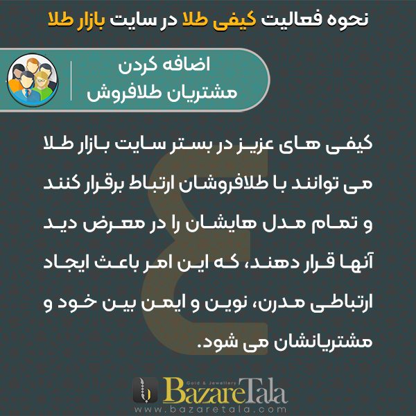4- اضافه کردن مشتریان طلافروش