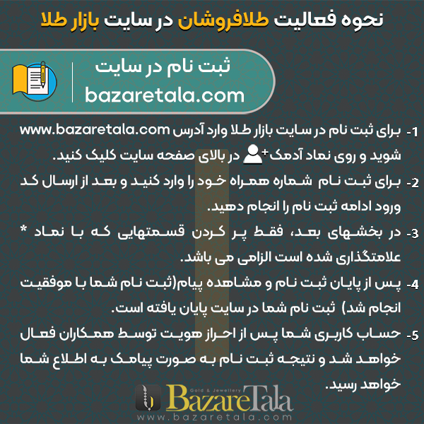 1-ثبت نام در سایت