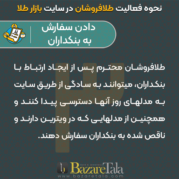 3-دادن سفارش به بنکداران