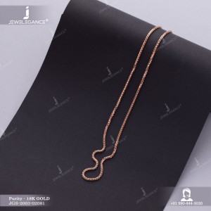 برند JEWELEGANCE زنجیر طلا کد: 2