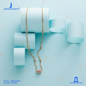 برند JEWELEGANCE گردنبند طلا کد: 4