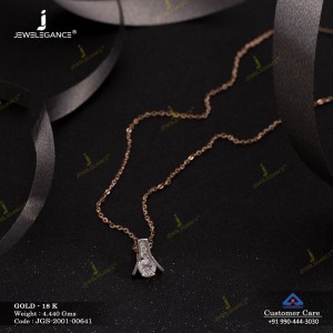 برند JEWELEGANCE گردنبند طلا کد: 52