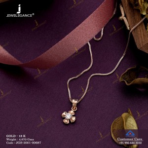 برند JEWELEGANCE گردنبند طلا کد: 55