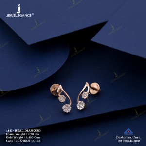 برند JEWELEGANCE گوشواره طلا کد: 52