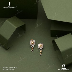 برند JEWELEGANCE گوشواره طلا کد: 76