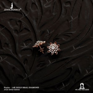 برند JEWELEGANCE گوشواره طلا کد: 87