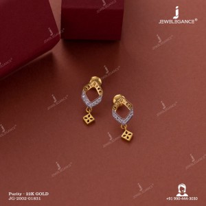 برند JEWELEGANCE گوشواره طلا کد: 89