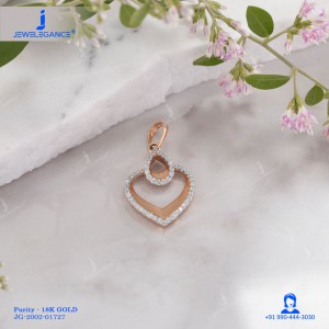 برند JEWELEGANCE پلاک طلا کد: 3