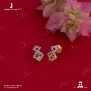 برند JEWELEGANCE گوشواره طلا کد: 94